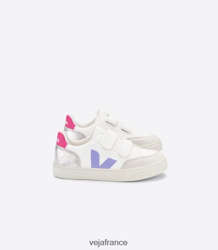 chaussures Veja v-12 cuir sans chrome argent multico enfants 0826JT307 chaussures Veja v-12 cuir sans chrome argent multico enfants 0826JT307